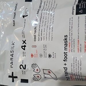 Parasilk Beauty Hot Foot Mask – 1 Pair Self Contained Paraffin Wax Boots